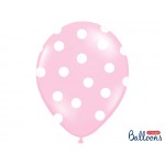 Baby Pink Polka Dot Balloons 