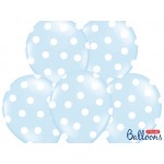 Baby Blue Polka Dot Balloons