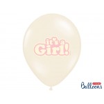 Its a Girl Pastel Pink Balloons