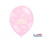 Its a Girl Pastel Pink Balloons