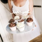 Blush Pink and Silver Foil Cupcake Wrappers