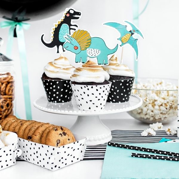Cupcake Wrappers - Dinosaur Party