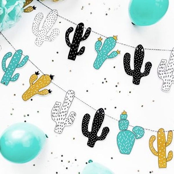 Cacti Garland - Dinosaur Party