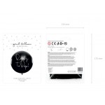 Ready to Pop Giant Gender Reveal Confetti Balloon - Baby Boy