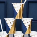 Cups Happy New Year - Gold Foil