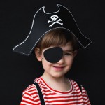 Pirates Party Hat and Eye Patch