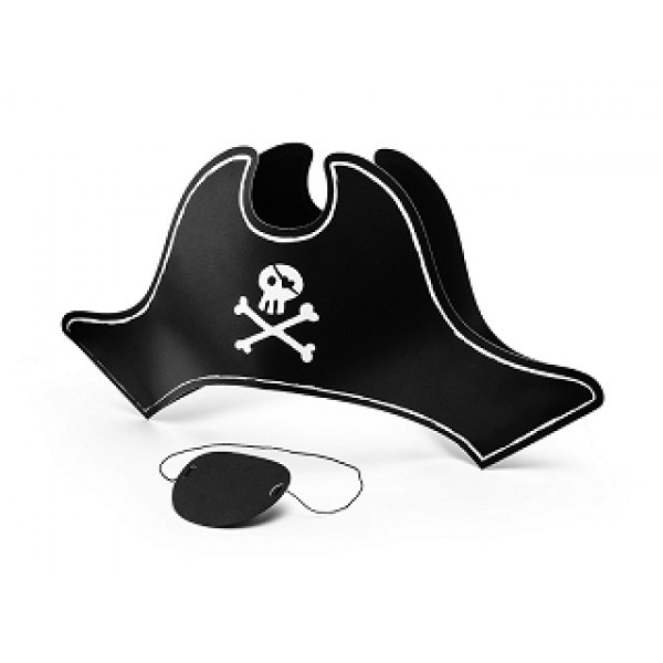Pirates Party Hat and Eye Patch