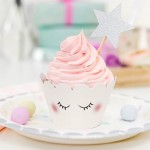 Cupcake Wrappers - Unicorn