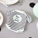 Born to be Loved Babygrow Shaped Paper Napkins