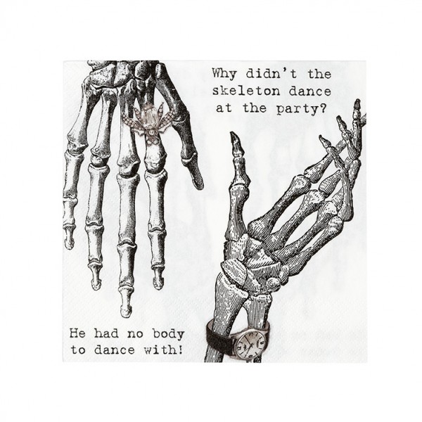 Skeleton Crew Paper Napkins