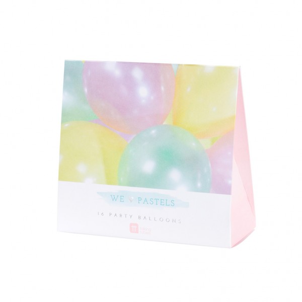 We Heart Pastel Balloons - 16 Party Balloons