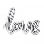 Modern Romance Silver 'LOVE' Foil Balloon