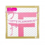 Say It WIth Glitter 'Let's Flamingle' Banner